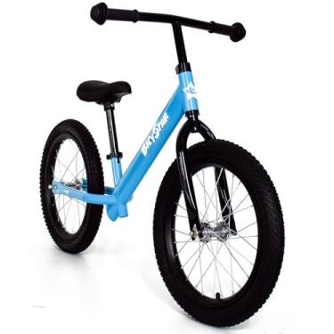 Imagem de bicystar Bicicleta de equilíbrio de 40 cm, bicicleta infantil de 5 a 8 anos, pneus de ar, bicicleta sem pedais, bicicleta de brinquedo infantil para uso ao ar livre, para crianças, meninos e meninas