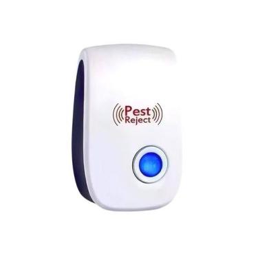 Imagem de Repelente Ultrassônico Elétrico Bivolt Luz de Led Ultravioleta Insetos
