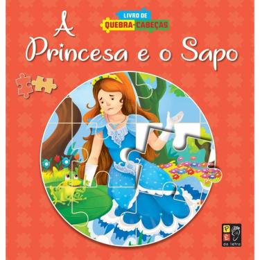 Imagem de Livro De Quebra-Cabecas - A Princesa E O Sapo