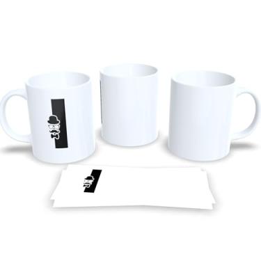 Imagem de Caneca de Porcelana Masculina Letra Inicial do Alfabeto (I)