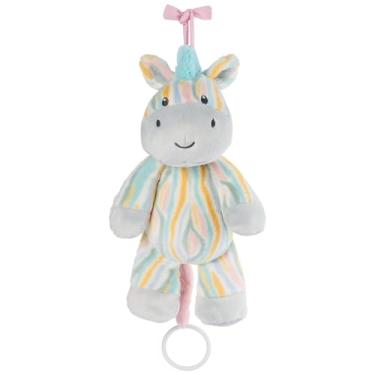 Imagem de GUND Baby Safari Friends Zebra Pull-Down Musical Plush, Travel Friendly Sensory Toy with Stroller Loop for Ages 0 and Up, Rainbow, 12”
