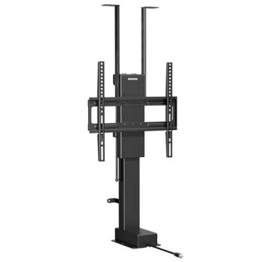 Imagem de monTEK Elevador motorizado de TV para TVs de 32 a 48 polegadas, mecanismo de elevação vertical de teto e TV com controle remoto RF, smartphone e controle de voz via WiFi, até 59,9 kg, carga 4X testada