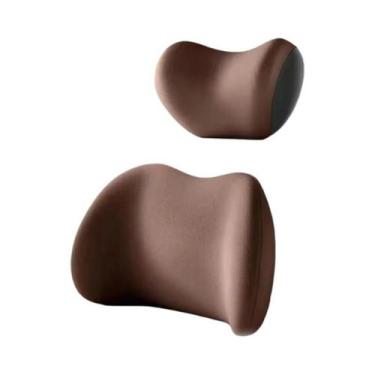 Imagem de Almofada Lombar Para Carro, Apoio Para Pescoço, Suporte Para Cintura, 