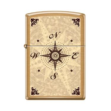 Imagem de Zippo Isqueiro - Isqueiro à prova de vento bússola (Bússola #Z6027)