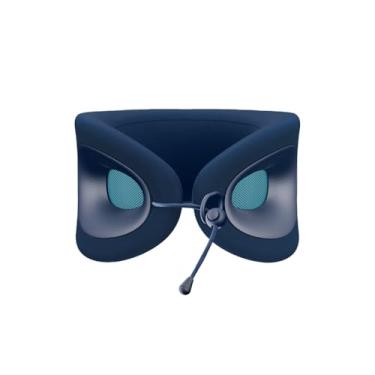 Imagem de Cabeau Almofada de pescoço essencial para viagem – serve na maioria dos tamanhos de pescoço (28-53 cm) - Evolução X Três maneiras de ajustar para o máximo conforto em voos longos (safira)