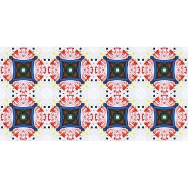 Imagem de Quadro Decorativo com Estampa Abstractsymmetrical Arts Acrylic Painting 30 x 30 Papel 3 unidades