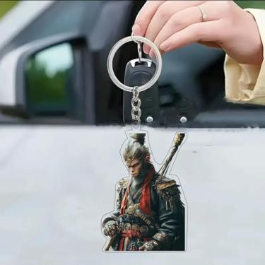 Imagem de 1 Pç Pendente New Game Around Sacos de Acrílico Moda Coringa Pendente Decorações Presentes