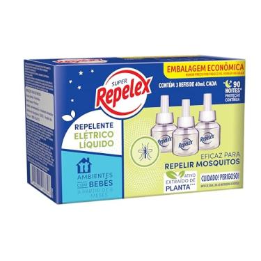 Imagem de Repelex Repelente Elétrico Líquido Refil 3 unidades