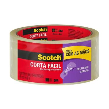 Imagem de Fita de empacotamento Scotch Corta Fácil 45mmx40m 3M