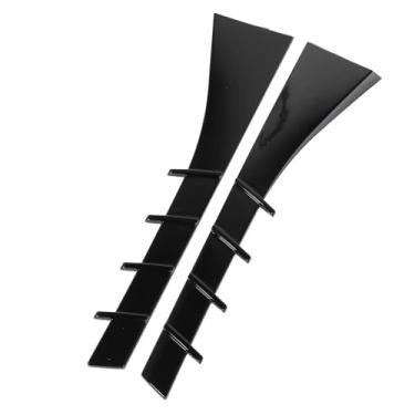 Imagem de Generic Spoiler Lateral Janela Traseira, Elegante par de Ajuste Sem Costura à Prova de Arranhão de Acabamento na Asa Janela Traseira para 3 Série G21 Wagon 2019-2024 (Preto brilhante)
