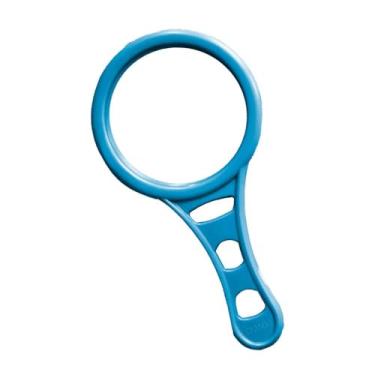 Imagem de Lupa De Aumento Portátil 3x Com Cabo Magnético E Lente 6x Azul