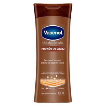 Imagem de Loção Desodorante Hidratante Corporal Vasenol Nurição de Cacau 400ml