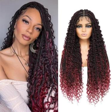 Imagem de Peruca Humistabiu Full Lace Quadrada Sintética Boho Boho Boho Brand 90