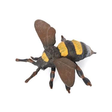 Imagem de Estatueta de abelha, modelo realista de brinquedo de inseto em PVC para crianças