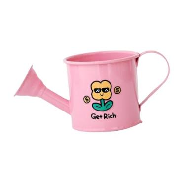 Imagem de FashionCha Regador Infantil, Brinquedo de Faz de Conta, Mini Irrigador, Vaso para Irrigação de Plantas Internas E Externas, Rosa