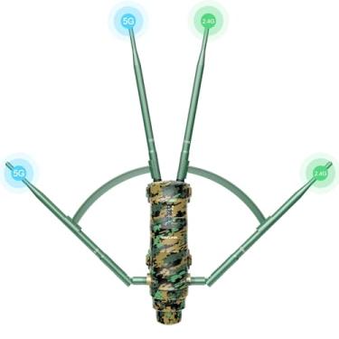 Imagem de WAVLINK Extensor WiFi AC1200 para ambientes externos, ponto de acesso sem fio de alta velocidade com POE, antenas 4x7dBi, alimentado por POE, à prova de intempéries, banda dupla de 2,4 GHz e 5,8 GHz