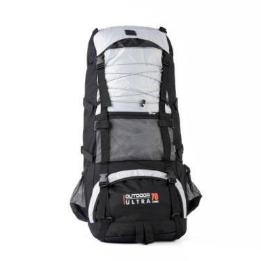 Imagem de Mochila Grande Camping Outdoor Ultra 70L Cinza - Bagaggio, U
