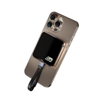 Imagem de AGI SSD externo 1TB leitura magnética até 2050 MB/s USB 3.2 Gen2x2 Tipo-C iPhone 15 Pro Max ProRes Smartphone portátil EDM38 SSD externo - preto