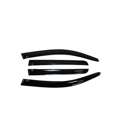 Imagem de GRJQRKHZ Defletor de janela lateral do carro para M&azda CX-7 2013 2014 Weathershied viseira de porta vento sol proteção chuva janela lateral defletores de vento