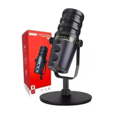 Imagem de Microfone Condensador Gamer Tomate MT-1080R - Alta Qualidade e Perform