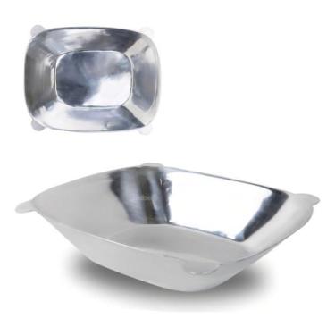 Imagem de Gamela Alumínio Fundido Polido Fruteira Hotel 7l 32cm X 43cm - Divifor