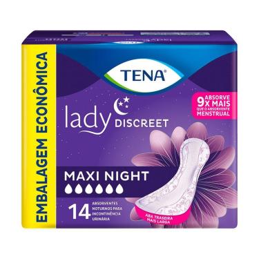 Imagem de Absorvente Tena Lady Discreet Maxi Night Conforto 14 Und