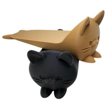 Imagem de Suporte Trava Porta Gatinho Aparador Peso Trava Porta Cunha Calço Dive