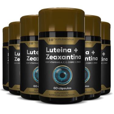 Imagem de 6X Luteina 20Mg + Zeaxantina 3Mg Vitamina A C E Cobre Hf