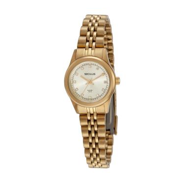 Imagem de Relógio Seculus Feminino Ref:44052lpsvda1 Clássico Aço Dourado