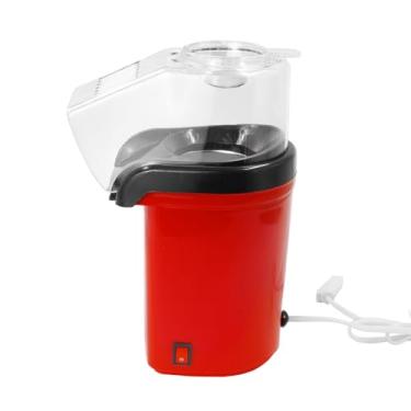 Imagem de Pipoqueira Elétrica, 1200W, Vermelha, Máquina de Pipoca Sem Óleo, 27x11,5x12cm, Bivolt 110/220V (220V)