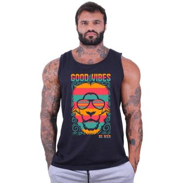 Imagem de Regata Clássica MXD Conceito Good Vibe Lion Masculina-Masculino