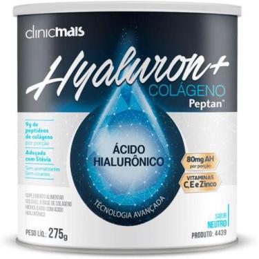 Imagem de Colágeno Hyaluron+ Clinicmais com Ácido Hialurônico 275g