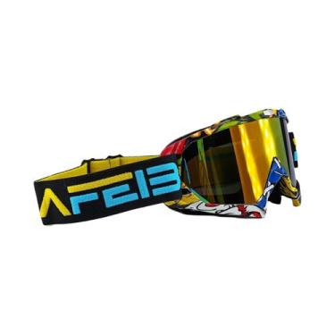 Imagem de Óculos De Sol Motocross À Prova De Vento Para Homens NAFEIB MTB ATV Es