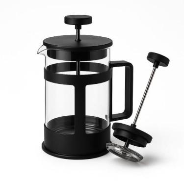 Imagem de Cafeteira Francesa Prensa 300ml Vidro Inox Café Chá Cremeira - Yeet