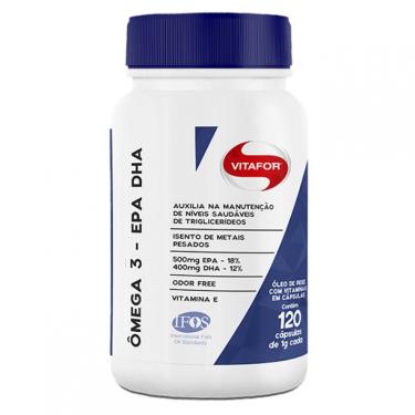 Imagem de Ômega 3 (18% EPA e 12% DHA) 1000mg Vitafor 120 Cápsulas
