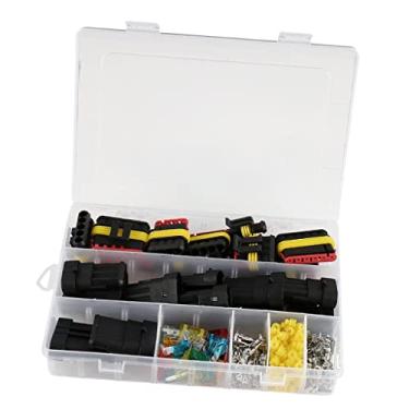 Imagem de Luzhengyang Kits de fusíveis de terminal de conector elétrico automotivo de 1/2/3/4/5/6 pinos