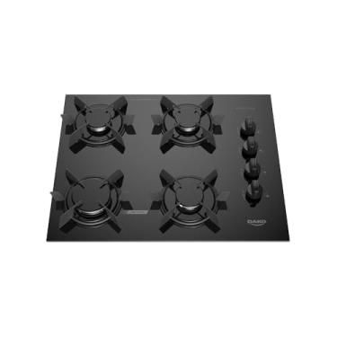 Imagem de Cooktop 4 Bocas a Gás Dako Pratiko com Acendimento Automático e Mega Chama Preto Bivolt