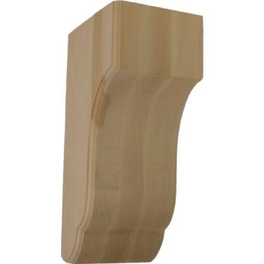 Imagem de Ekena Millwork COR05X07X14CPMA 5 3/4" L x 7" P x 35" A Capistrano Mission Corbel, Maple