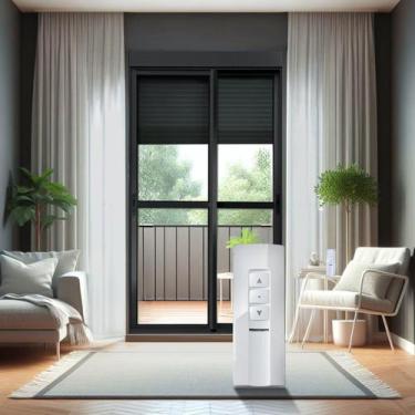 Imagem de Porta de Correr com Persiana integrada 2 Folhas Móveis 220 X 200 Elite