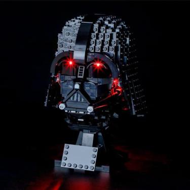 Imagem de Kit de iluminação BRIKSMAX para capacete Lego Darth Vader modelo 75304