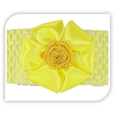 Imagem de 1 Faixa De Crochê /tricô Para Bebê mod 15 - Mundo das Meninas, Creme