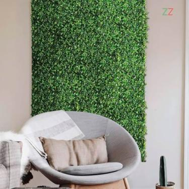 Imagem de Kit 10 Peças Jardim Vertical Folhagem Simples Planta Artificial 50 X 50 (Simples)