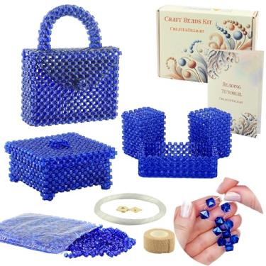 Imagem de Artes e artesanato para adultos: Materiais de artesanato para tecer coisas fofas com miçangas. Kits DIY para adultos - Passatempos para mulheres, presentes para adolescentes. Kit de contas Materiais
