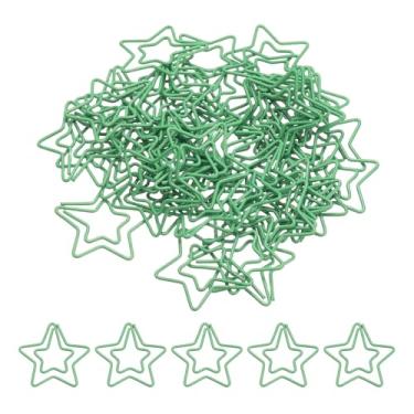 Imagem de PATIKIL 50 peças de clipe de papel, clipe de papel estrela, pequeno, fofo, à prova de ferrugem, marcador de livro para escritório, casa, agendador de metal à prova de ferrugem para escritório, casa