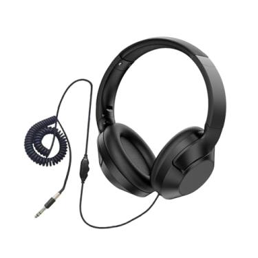 Imagem de Generic Fone de Ouvido Detector de Metais, Profissional, Conveniente, Leve, com Fio, Portátil, para Uso Externo, com Cabo de Mola, Style B, Tamanho real