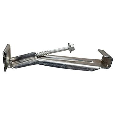 Imagem de Cabides de calha de alumínio SaberDrive de 12,7 cm com parafusos pré-carregados, 50 peças, para sistemas de calha de 12,7 cm e 15,2 cm, tipo 17 pontos, alumínio de longa duração, parafuso