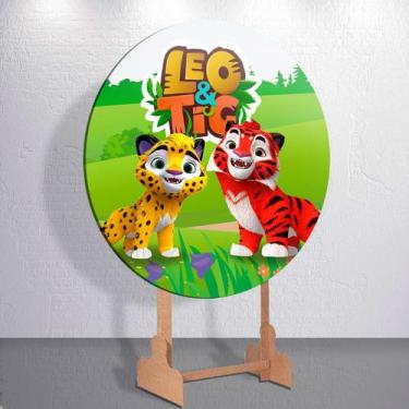 Imagem de Decoração de festa infantil com capa painel desenhos em tamanhos mini 