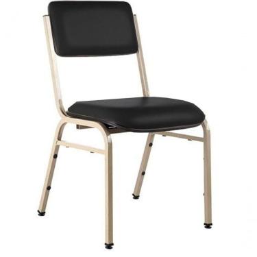 Imagem de Cadeira Empilhável Para Auditórios Linha Hotel Smart Preto