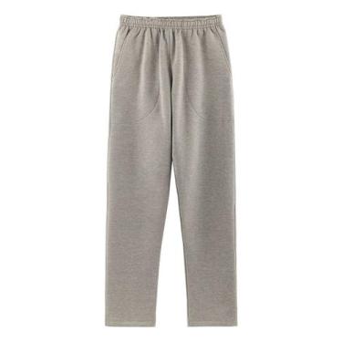 Imagem de Calça Moletom Masculino Liso - hering, P, Mescla