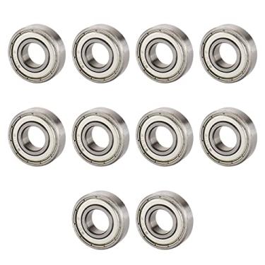 Imagem de Baomain Rolamento de Esferas 6001Z 12 Mm X 28 Mm X 8 Mm com Ranhura Profunda Blindada Pacote Radial de 10